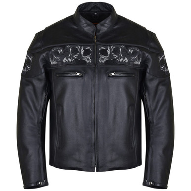 Louis Vuitton Distorted Motocycle Leather Jacket