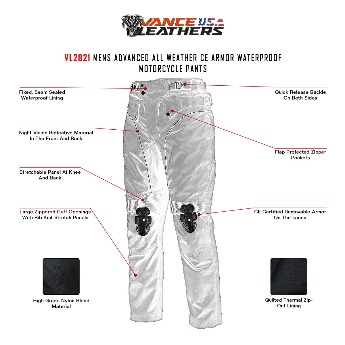 SFK Motorcycle Jeans Motorcycle Pants Overalls CE Protection Armor