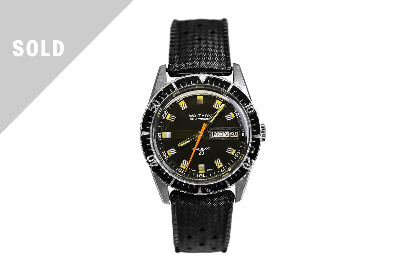 waltham diver watch