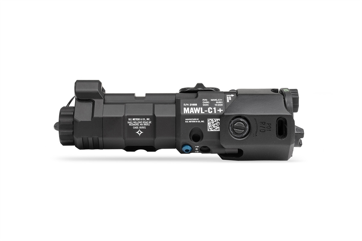 B.E. Meyers MAWL-C1+ IR Visible Laser | Black | Freedom Trading