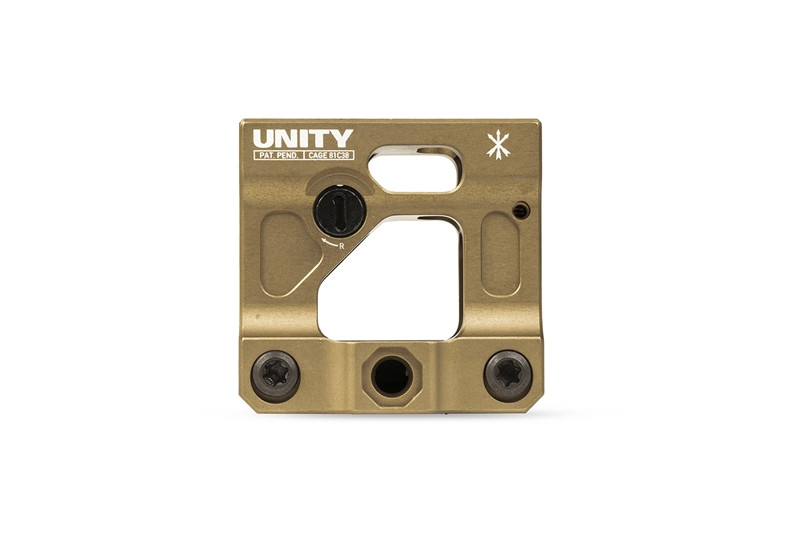 実物　UNITY FAST Micro Series Mount FDE Unity FAST Micro Mount FDE - Weapon Works LLC