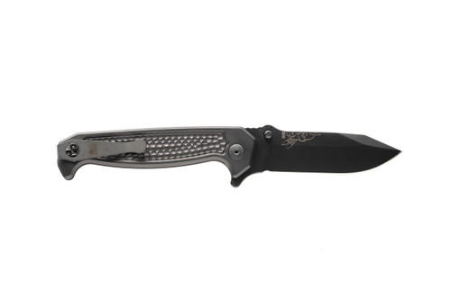 HALF FACE BLADES DISASTER FOLDER - BLACK ANO DIMPLED