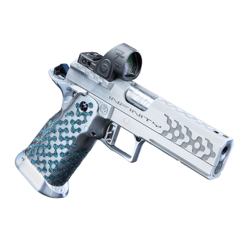 INFINITY FIREARMS BURNING BLUE WITH TRIJICON SRO