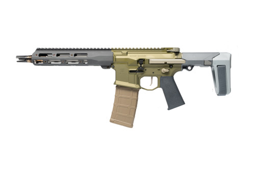 Q FREEDOM TRADING EXCLUSIVE HONEY BADGER 9.69" 5.56 PISTOL - GREEN ANODIZE