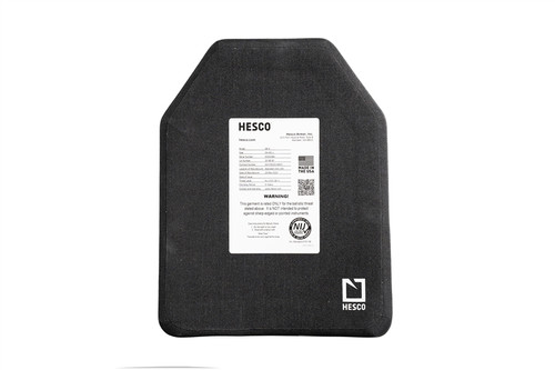 HESCO ARMOR 3810 LEVEL III+ PLATE - SAPI CUT - SMALL