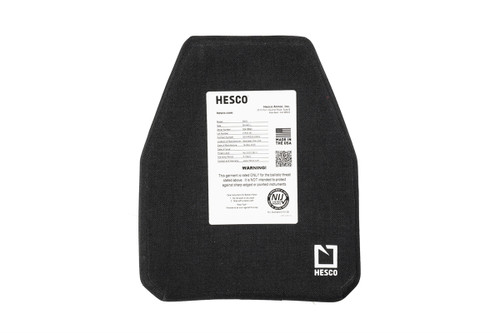 HESCO ARMOR 3810 LEVEL III+ PLATE - SHOOTER CUT - LARGE