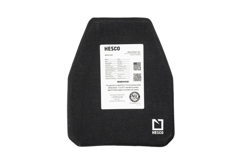 HESCO ARMOR 3810 LEVEL III+ PLATE - SHOOTER CUT - SMALL
