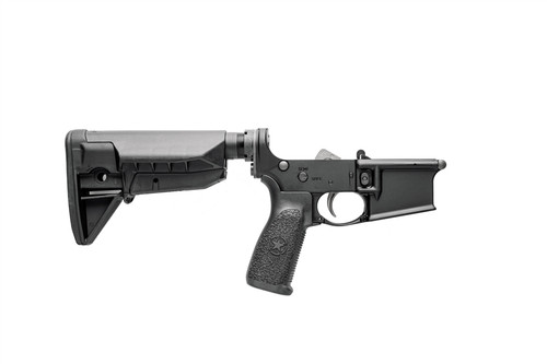 BCM LOWER RECEIVER GROUP W/ MK2 RECOIL MITIGATION  SYSTEM AND GUNFIGHTER SOPMOD STOCK