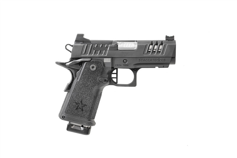 STACCATO CS OPTIC READY  X-SERIES SERRATIONS STAINLESS BARREL BLACK ALUMINUM TRIGGER