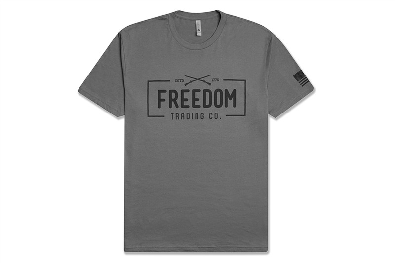 FREEDOM TRADING TEE - GREY
