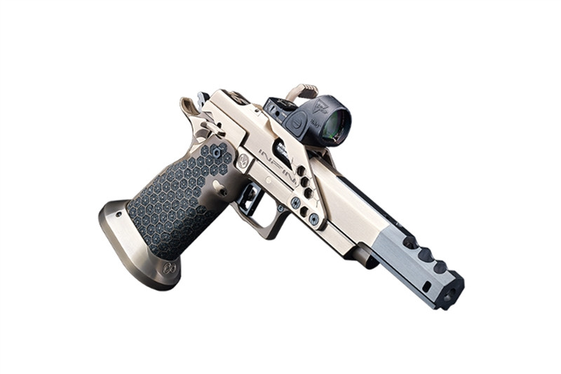 INFINITY FIREARMS HONEY WARS 9MM MAJOR WITH TRIJICON SRO