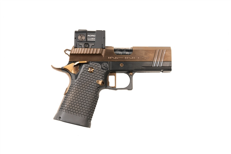 INFINITY FIREARMS XCELERATOR XPRESS PISTOL WITH AIMPOINT ACRO P-2