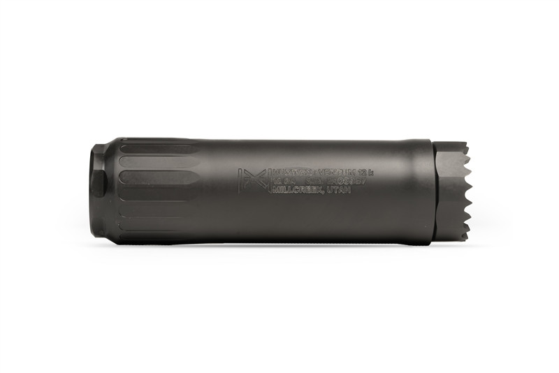HUXWRX Ventum 12K 12 Gauge Suppressor | Black | Freedom Trading