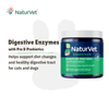 NaturVet Digestive Enzymes Probiotics & Prebiotics 4oz