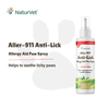 NaturVet Aller-911 Anti-Lick Paw Spray
