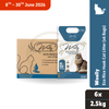 Woolly Eco Rice Husk Cat Litter x6 Bundle