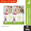 BowWow Mixed Cheese Sandwich Cut 120g 2x Bundle (EXP: December 2026)