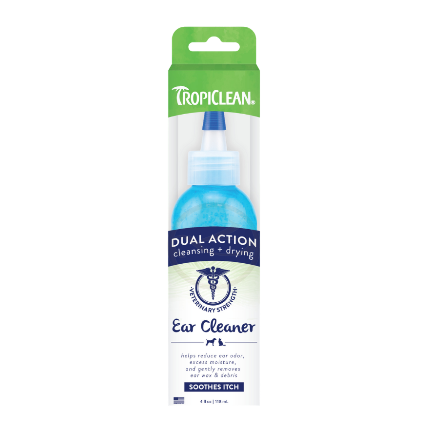 Tropiclean Dual Action Ear Cleaner 4oz(118ml)