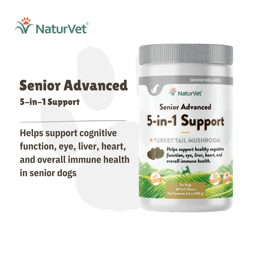Naturvet Senior Advance 5 in 1 Support 60's