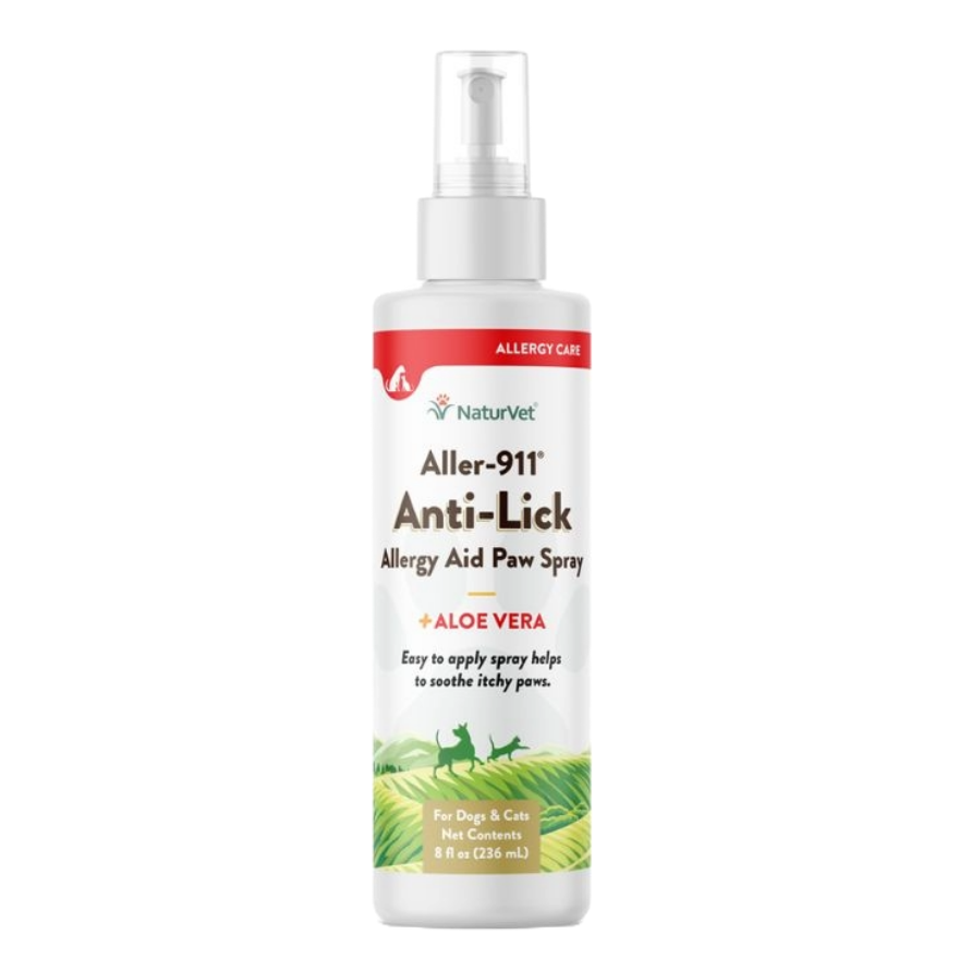 NaturVet Aller-911 Anti-Lick Paw Spray