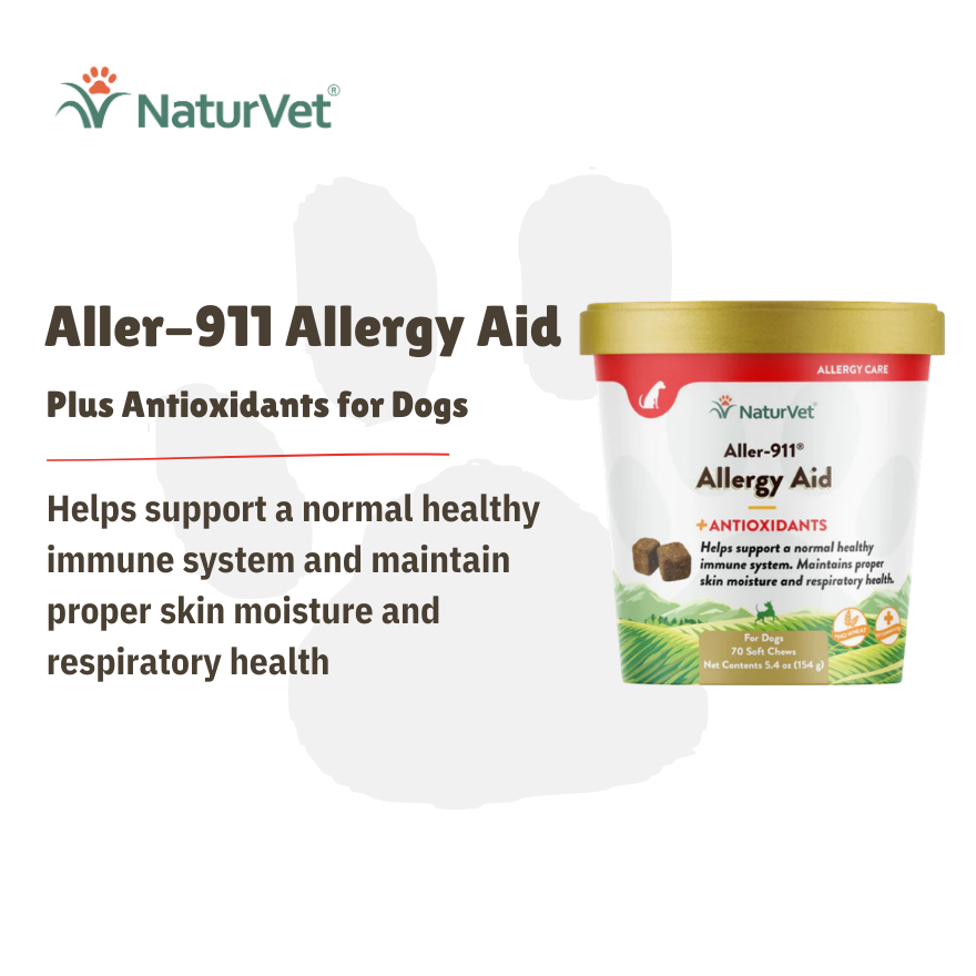NaturVet Aller-911 Allergy Aid Soft Chew 70’s (Soft Cup)
