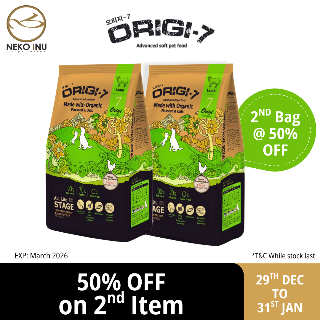 2nd Item 50% OFF! Origi-7 All Life Stage Lamb 6kg (EXP: MARCH 2026)