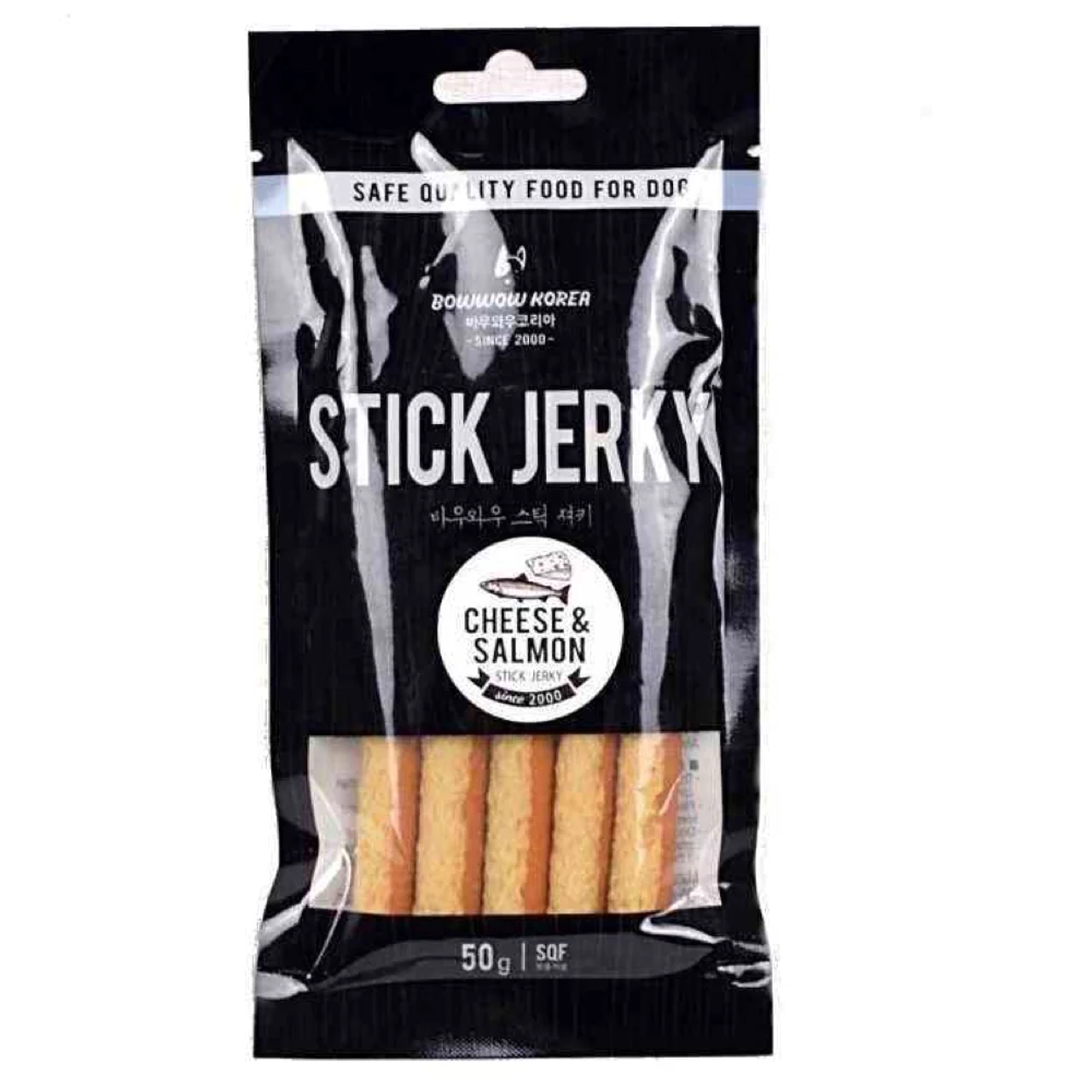 Bow Wow Cheese + Salmon Stick (5pc)