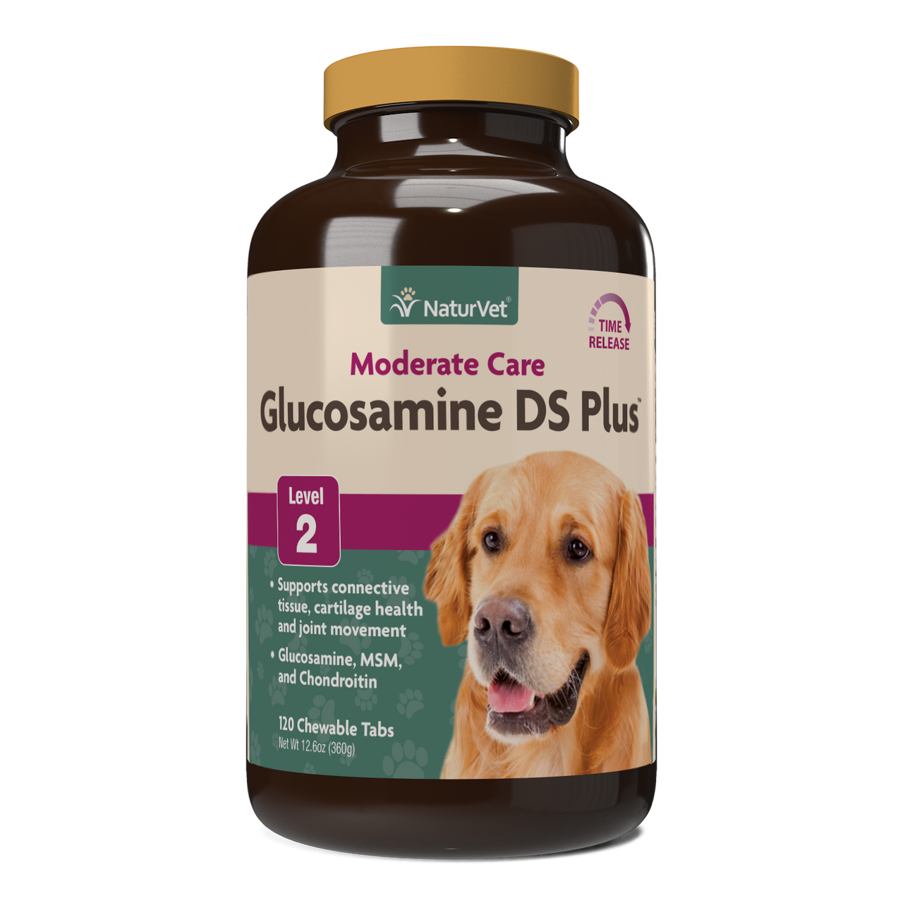 NatureVet Glucosamine DS Double Strength w/ MSM 120 Tablets 6.3oz (360g)