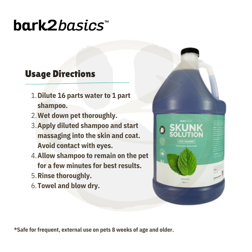 B2B Skunk Solution Shampoo 1 Gallon