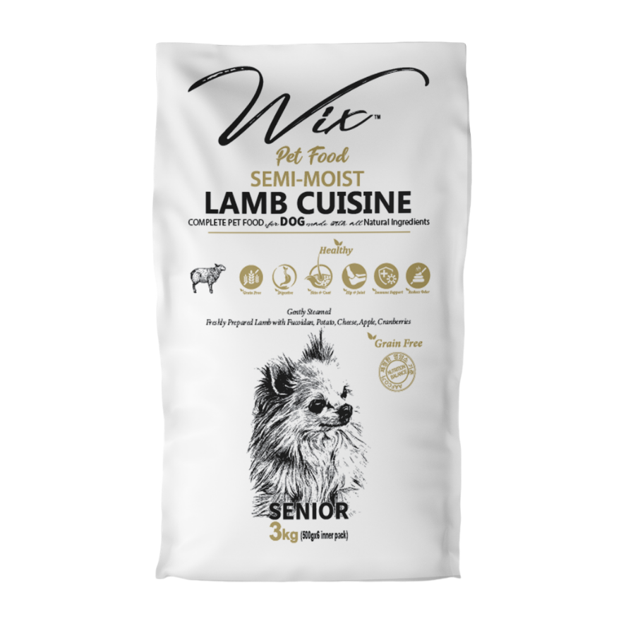 Wix Semi-Moist Fucoidan Senior Lamb 3kg