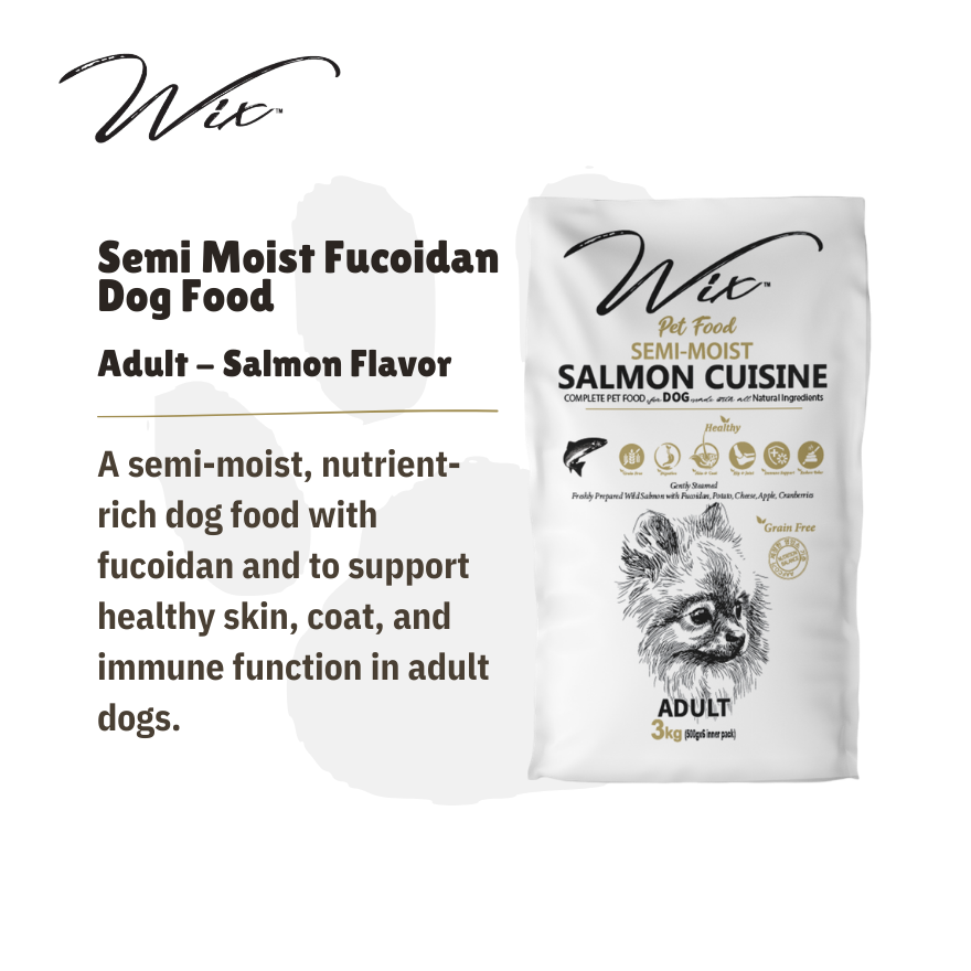 Wix Semi-Moist Fucoidan Adult Salmon 3kg