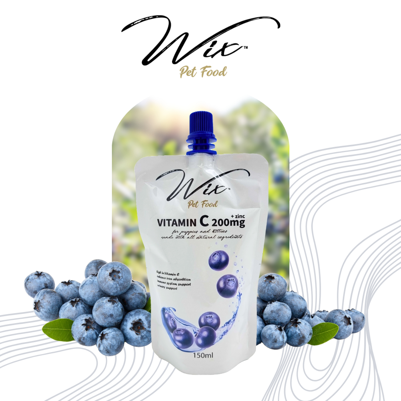 Wix Blueberry Vitamin C (Cat & Dog) 150ml