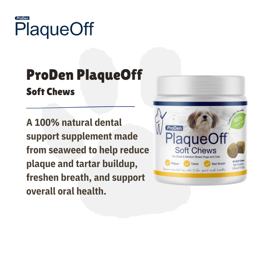 ProDen PlaqueOff Small & Medium Breed Dog Soft Chew 45's