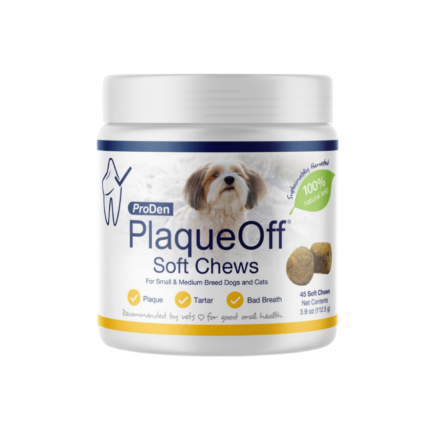 ProDen PlaqueOff Small & Medium Breed Dog Soft Chew 45's