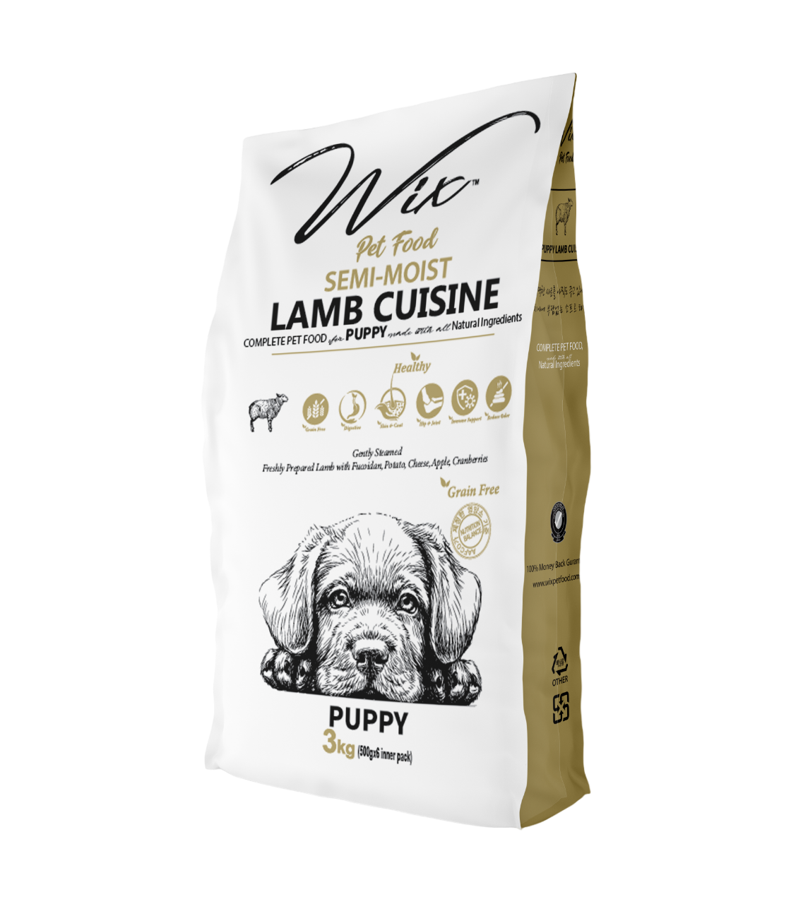 BUY 1 FREE 1! Wix Semi-Moist Fucoidan Puppy 3kg (EXP: JUN 2026)