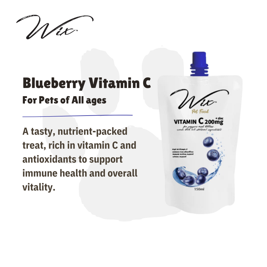 Wix Blueberry Vitamin C (Cat & Dog) 150ml x2 Bundle