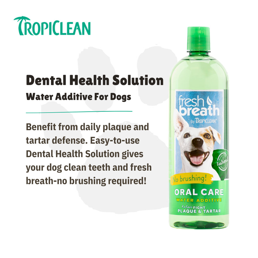 Tropiclean Water Additive 33.8oz.(1 liter) x2 Bundle