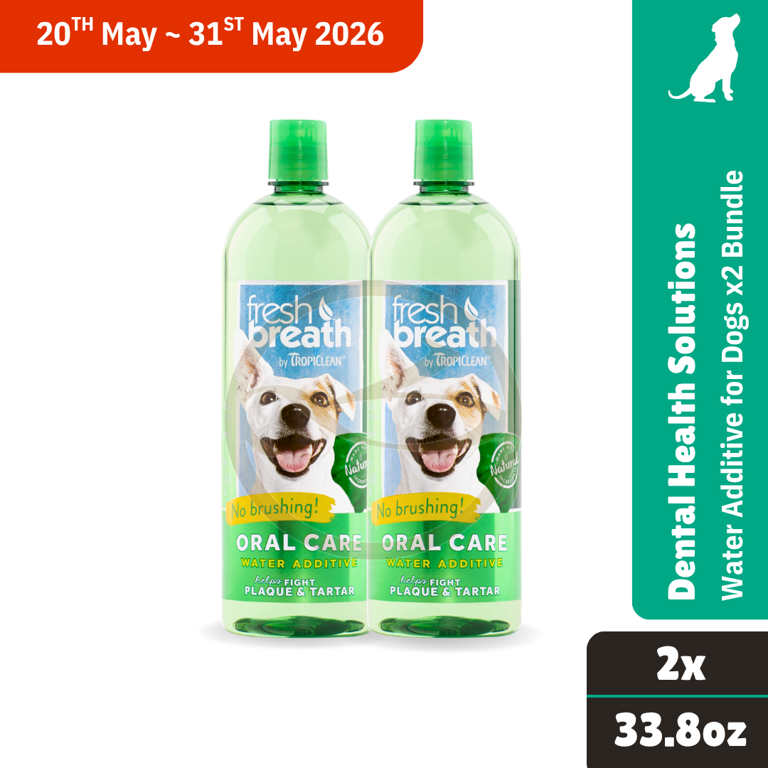 Tropiclean Water Additive 33.8oz.(1 liter) x2 Bundle