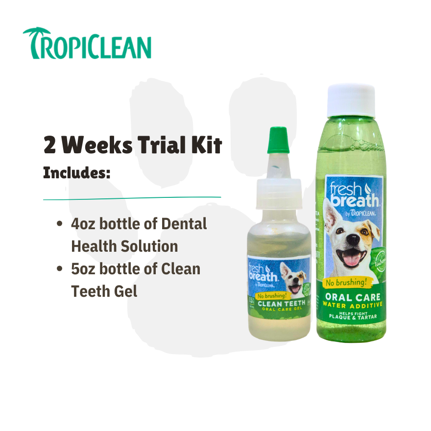 Tropiclean Fresh Breath Dental 2 WeeksTrial Kit 2x Bundle