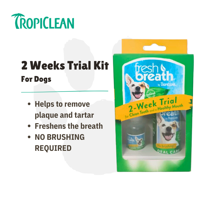 Tropiclean Fresh Breath Dental 2 WeeksTrial Kit 2x Bundle