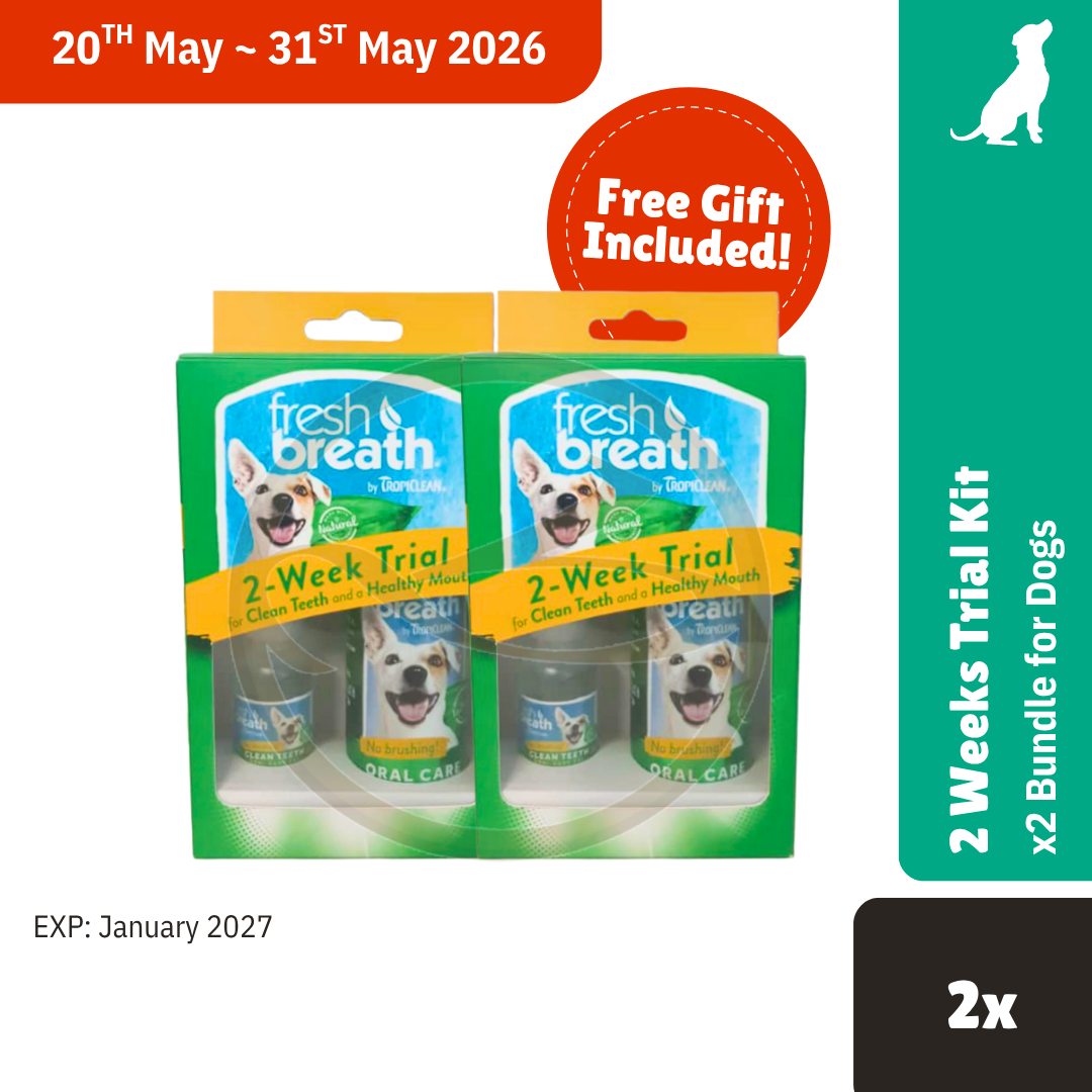 Tropiclean Fresh Breath Dental 2 WeeksTrial Kit 2x Bundle