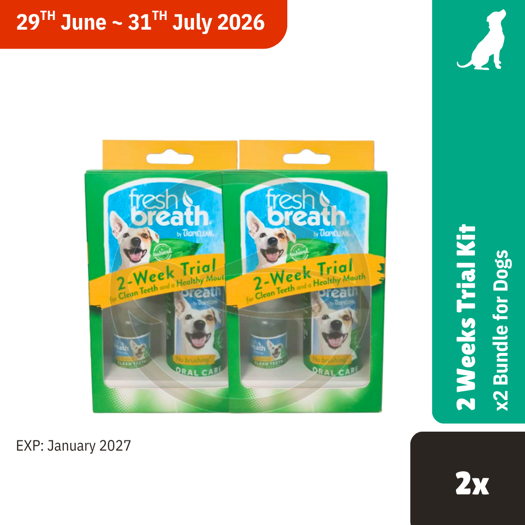Tropiclean Fresh Breath Dental 2 WeeksTrial Kit 2x Bundle