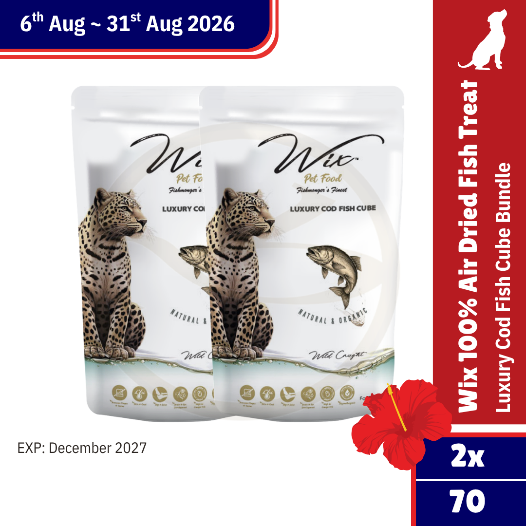 Merdeka Sale! Wix Luxury Cod Fish Cubes 70g Bundle