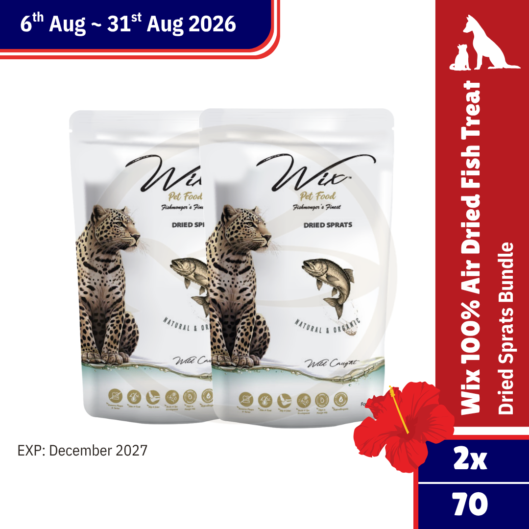 Merdeka Sale! Wix Dries Sprats 70g Bundle