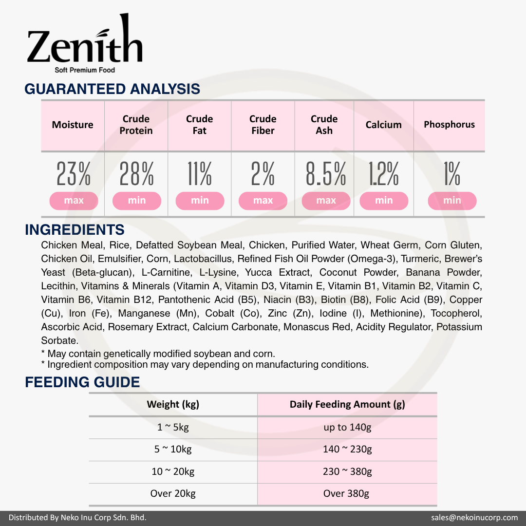Zenith Original Puppy Chicken 3kg