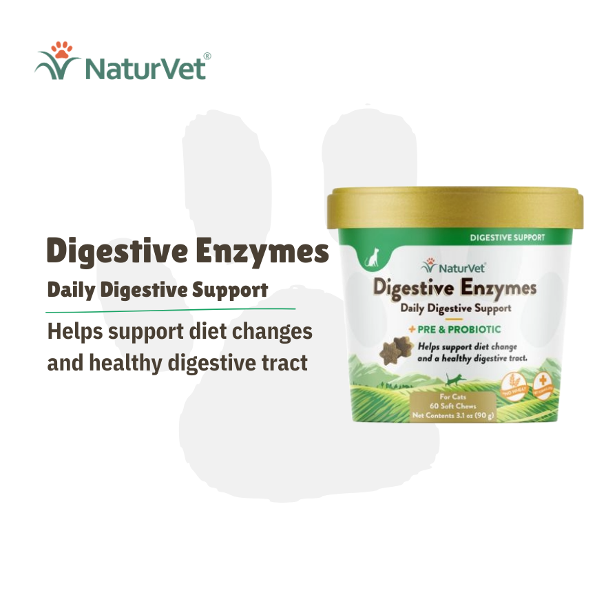 NV Digestive Enzymes Plus Probiotics for Cat (Soft Cup) 60’s