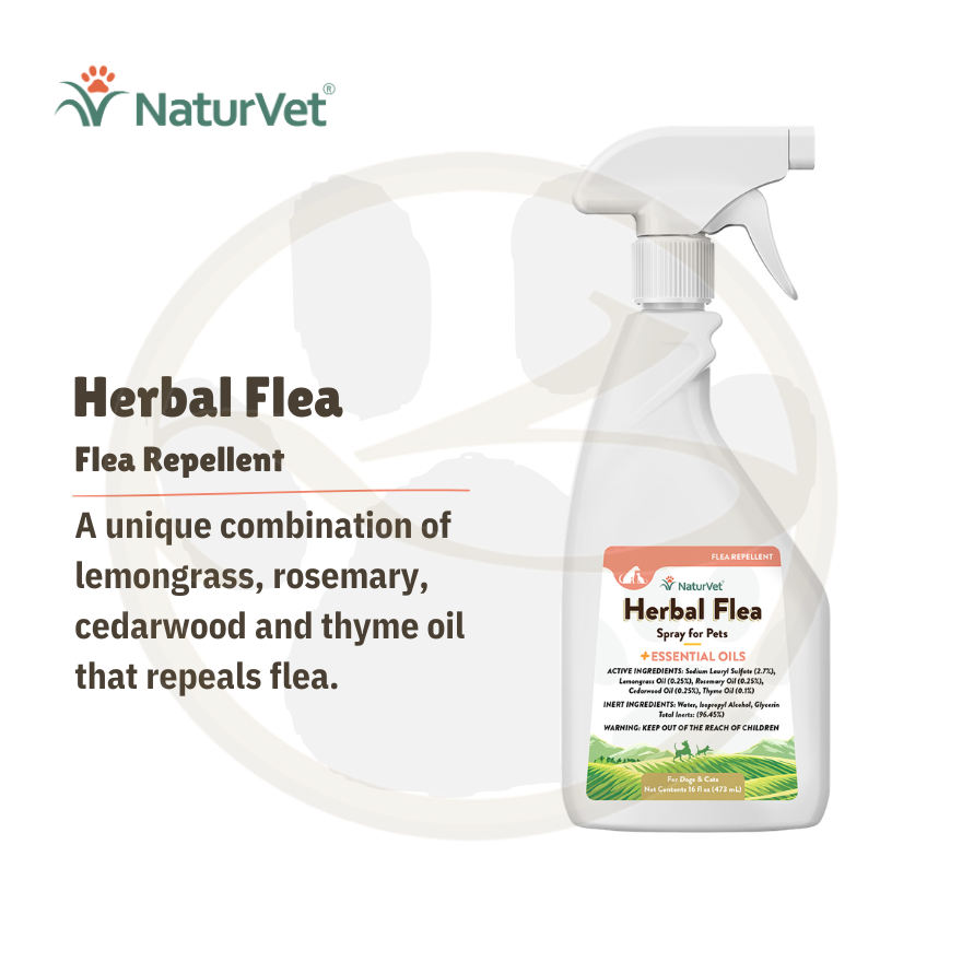 NV Herbal Flea Spray 16oz.(473ml)