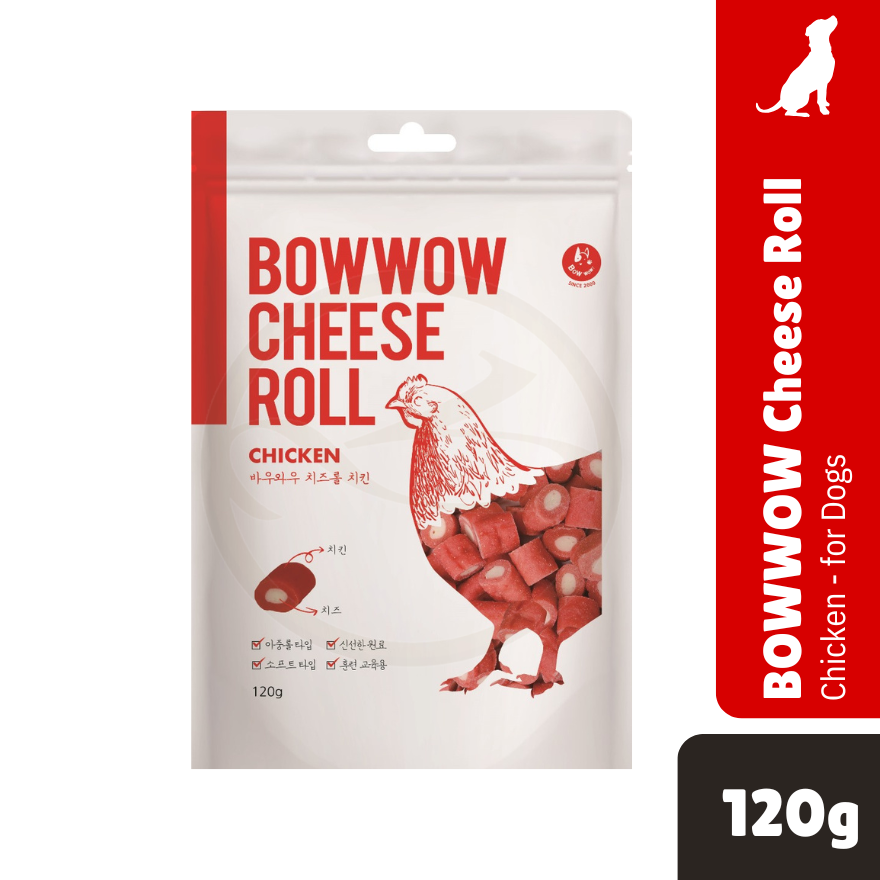 BowWow Cheese Roll (Cheese+Chicken) (120g)
