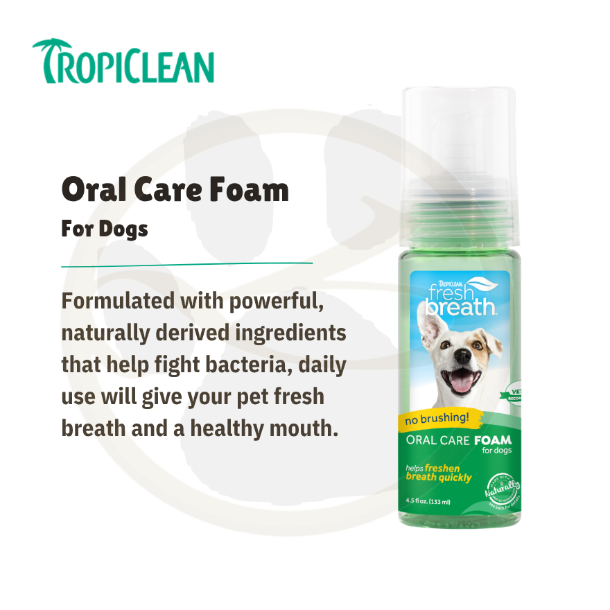Tropiclean Fresh Foam 4.5oz(133ml)