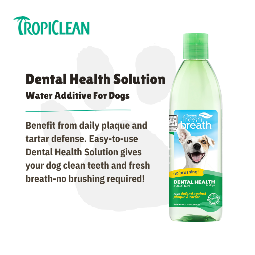 Tropiclean Water Additive Dog 16oz(437ml)